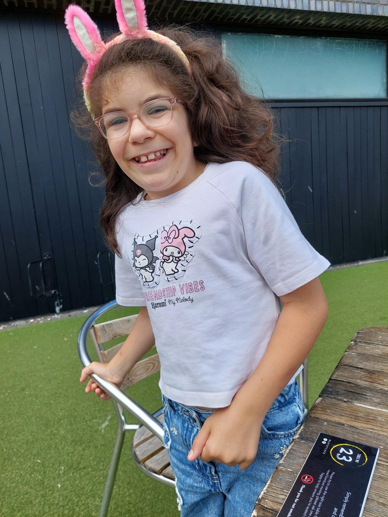 Lilly smiling